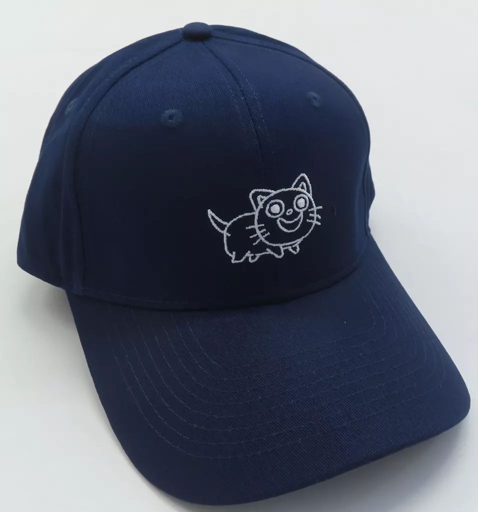 中古】衣類 湊あくあ NEKOキャップ(復刻版) ネイビー