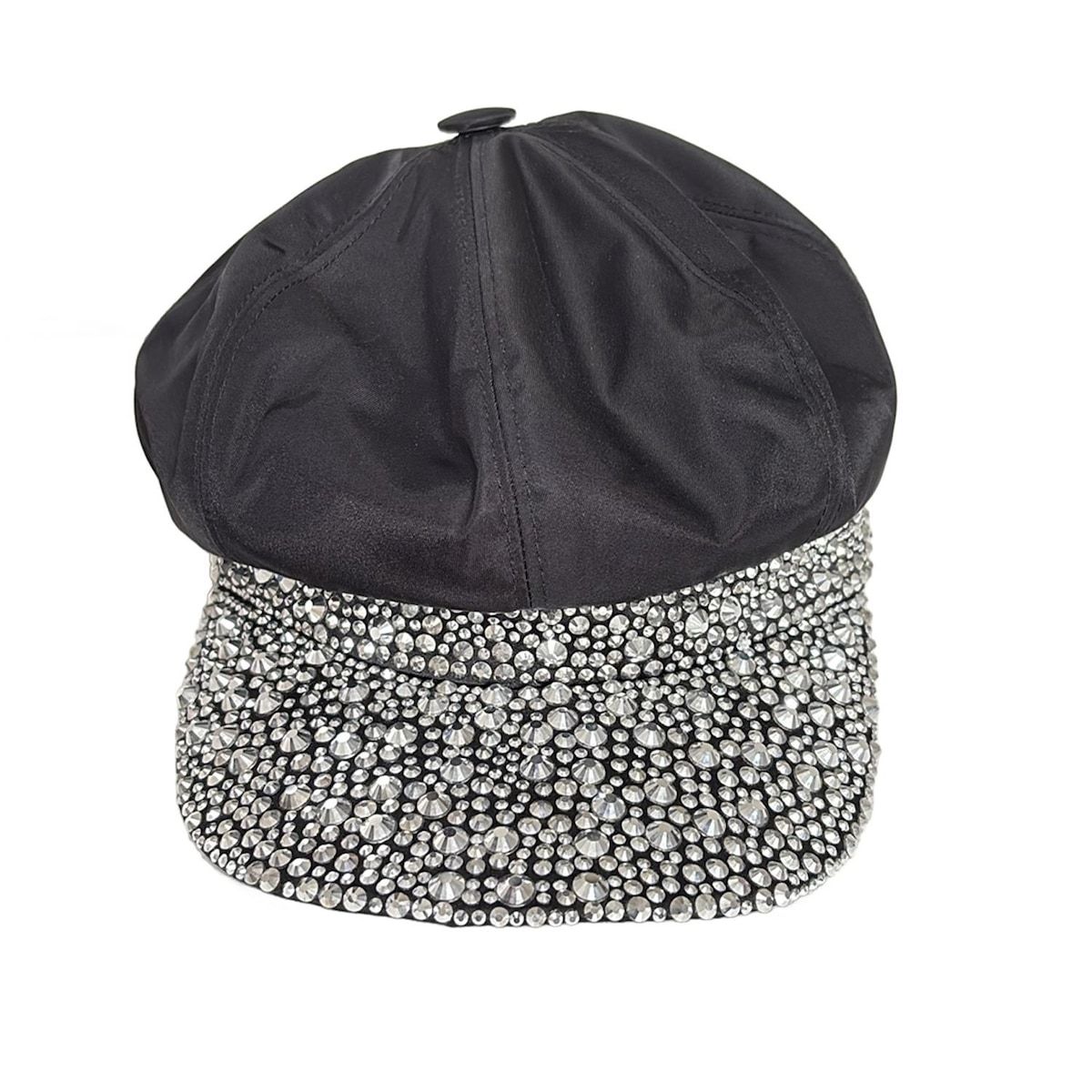 j　PRADA キャスケット　美品　M ブラック　現行モデル ec17376-4.jpg