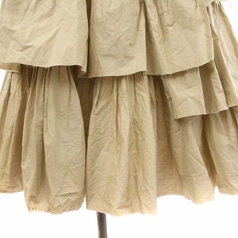 foufou/cut off volume tiered skirt スカート