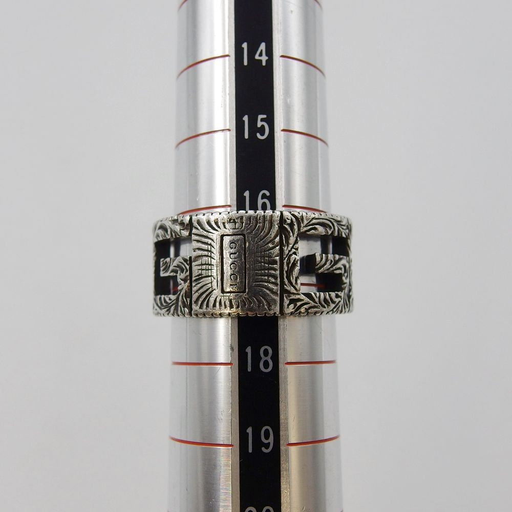 GUCCI グッチ スクエアGリング 約17号 シルバー AG925 SILVER 約 GUCCI グッチ スクエアGリング 約17号 シルバー AG925 SILVER 約