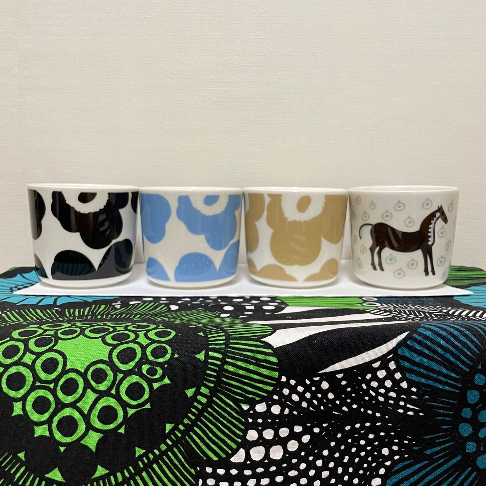 marimekko マリメッコ 完売＋新色UNIKKOラテマグ3色＋馬柄ラテマグ