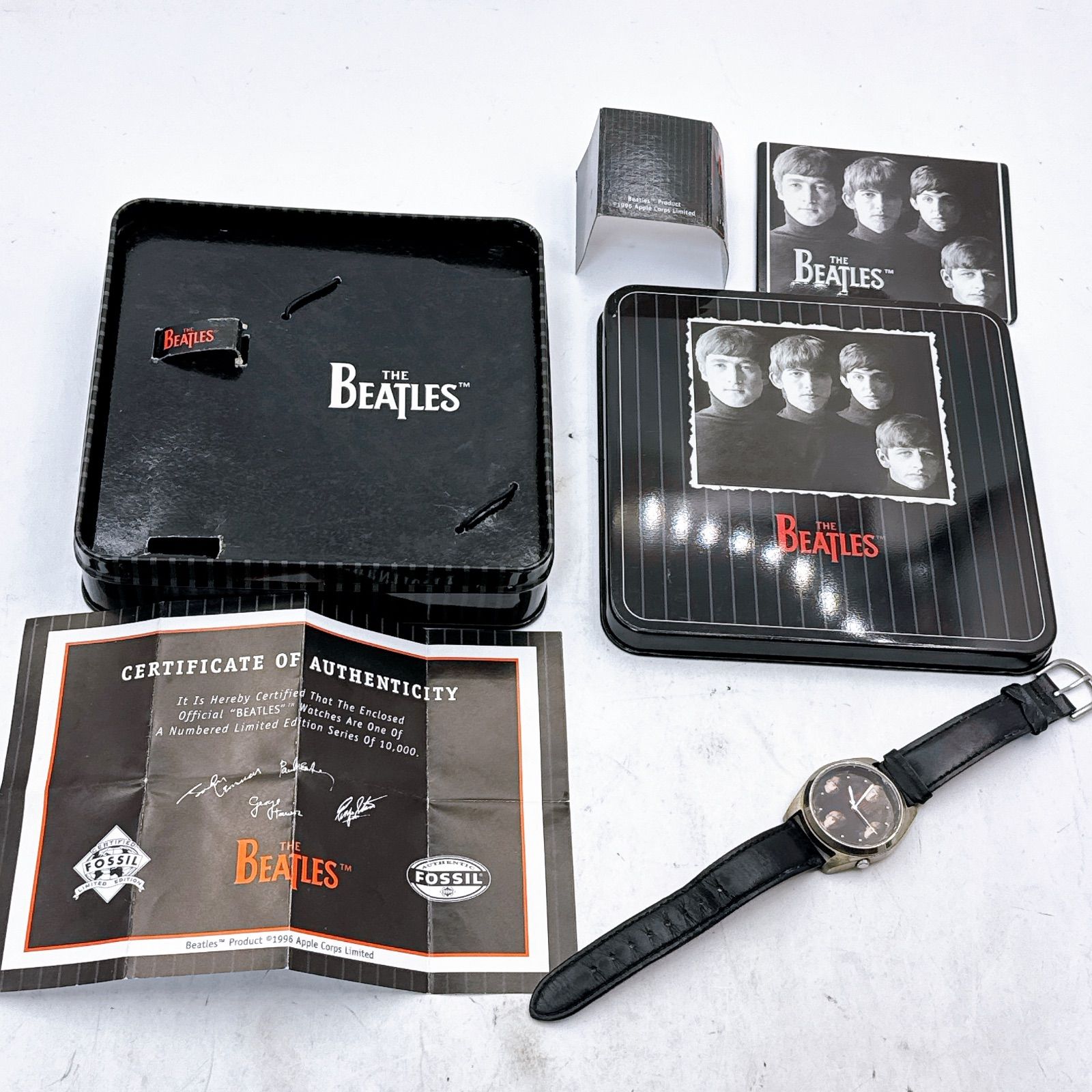 FOSSIL フォッシル THE BEATLES ビートルズ 限定腕時計 動作品 LI-1439 