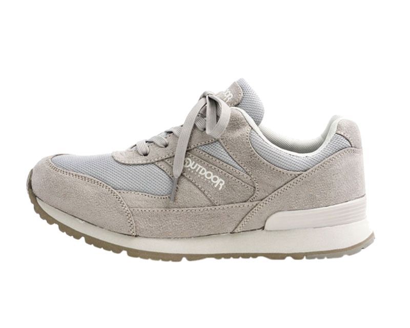 アウトドアプロダクツ スニーカー 22.5cm～28cm メンズ レディース シューズ クラシックデザイン ローテクスニーカー 運動靴 作業靴 ウォーキング ahodp708 グレー（） 24.0cm