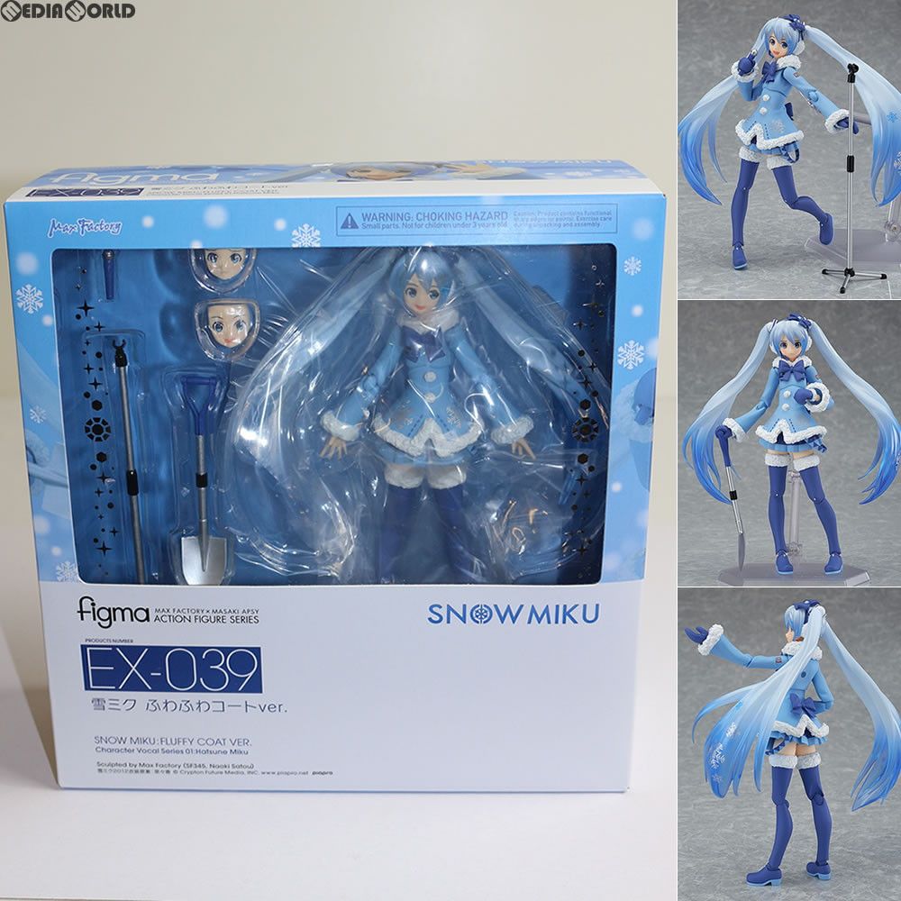 Max Factory - figma(フィグマ) EX-039 雪ミク ふわふわコートver. キャラクター・ボーカル・シリーズ01 完成品 可動フィギュア GOODSMILE ONLINE SHOP限定 マックスファクトリー figma(フィグマ) EX-039 雪ミク ふわふわコートver