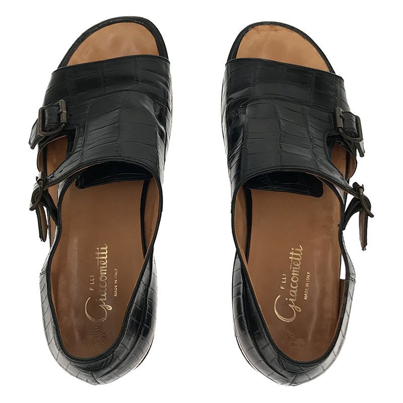 F.lli Giacometti ジャコメッティ ダブルモンク サンダル 42 F.LLI. Giacometti / フラテッリジャコメッティ | OPEN TOE SANDALES