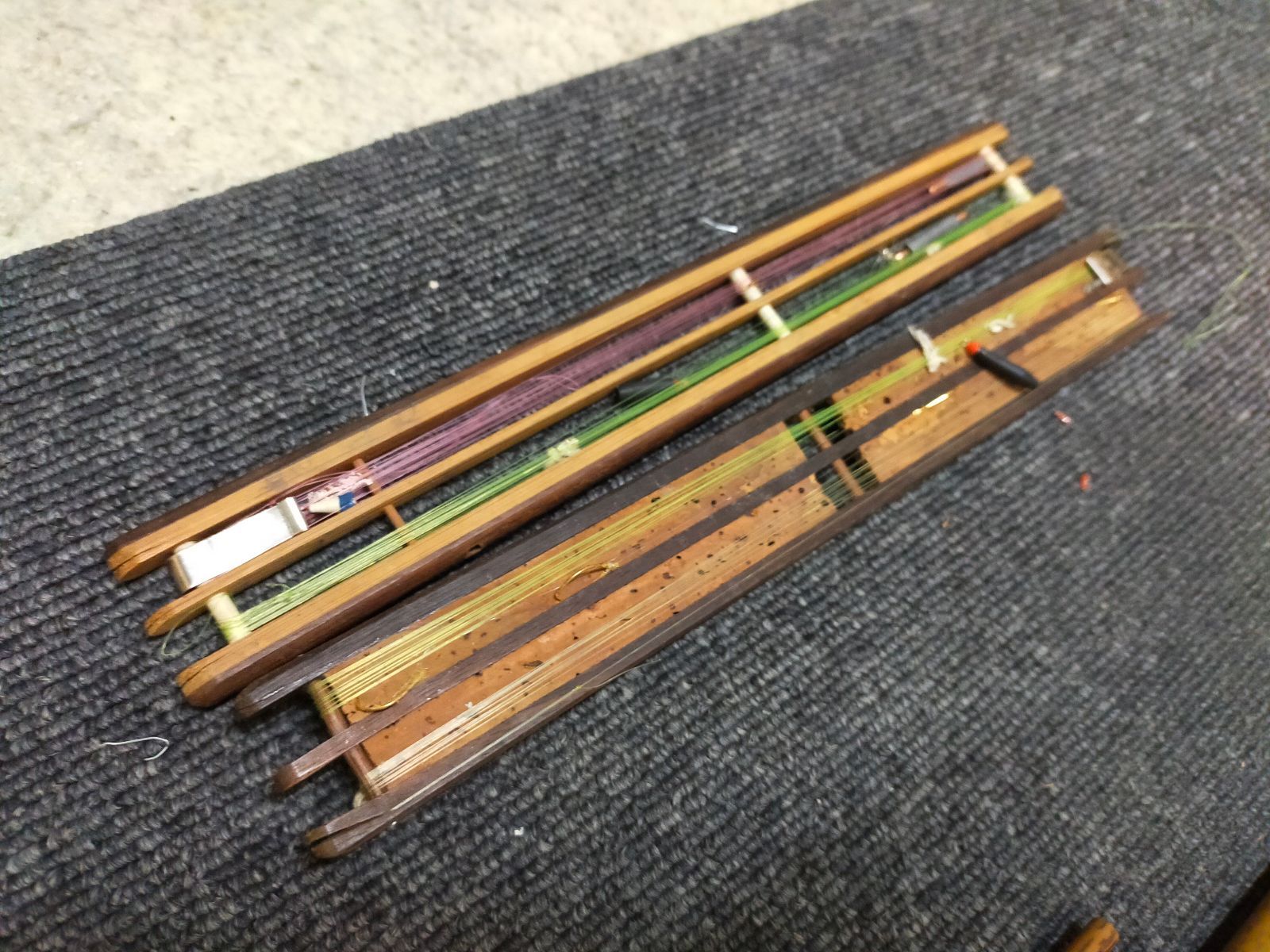 E07-20250115-003 シマノ 朱紋峰 嵐水 17尺 へら竿 5本継 口栓