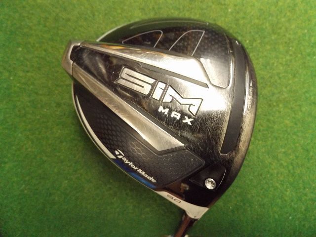 1651 SIM MAX 9 純正カーボン S カバー有 テーラーメイド シムマックス ドライバー.928090