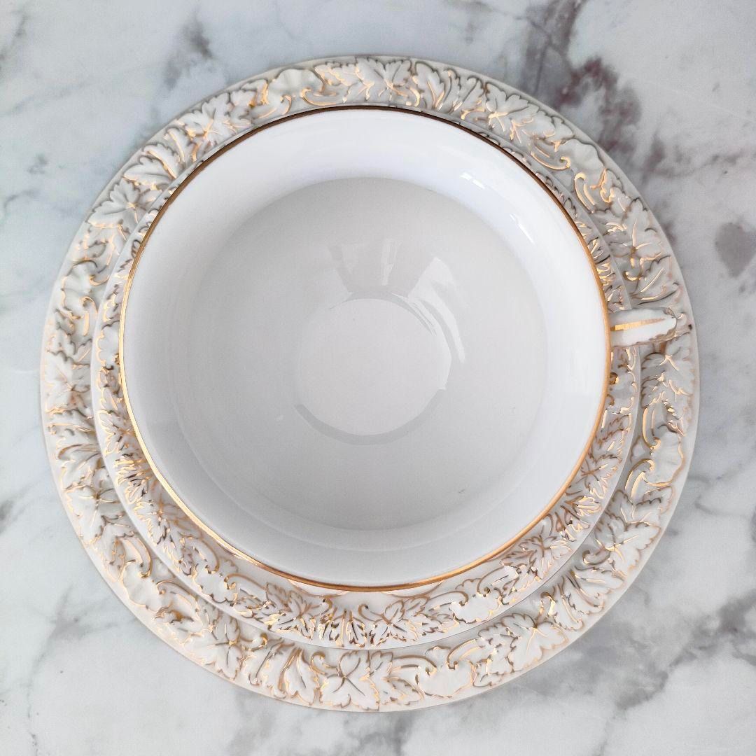 希少品☆マイセン 宮廷の小花 Xフォーム トリオ 散らし小花 カップ