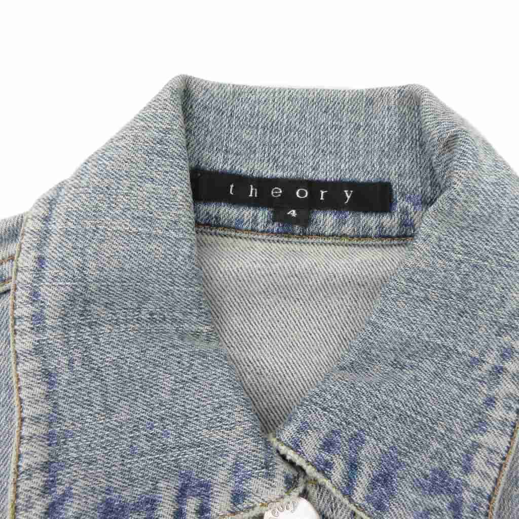 theory デニム　トラッカージャケット Stretch Denim City Trucker Jacket | Theory