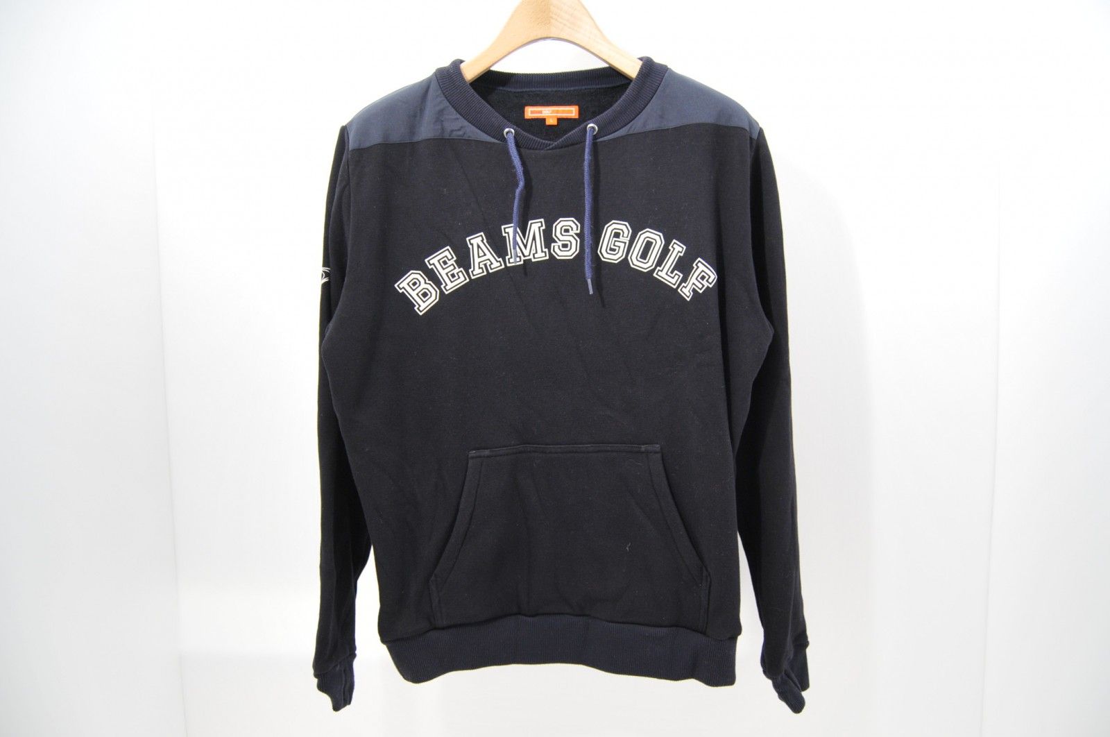 BEAMS - coco 中古 ビームスゴルフ BEAMSGOLF メンズ スウェット L 紺  ネイビー 長袖 クルーネック トレーナー 裏起毛 中古 メンズ ビームスゴルフ BEAMSGOLF スウェット L 紺