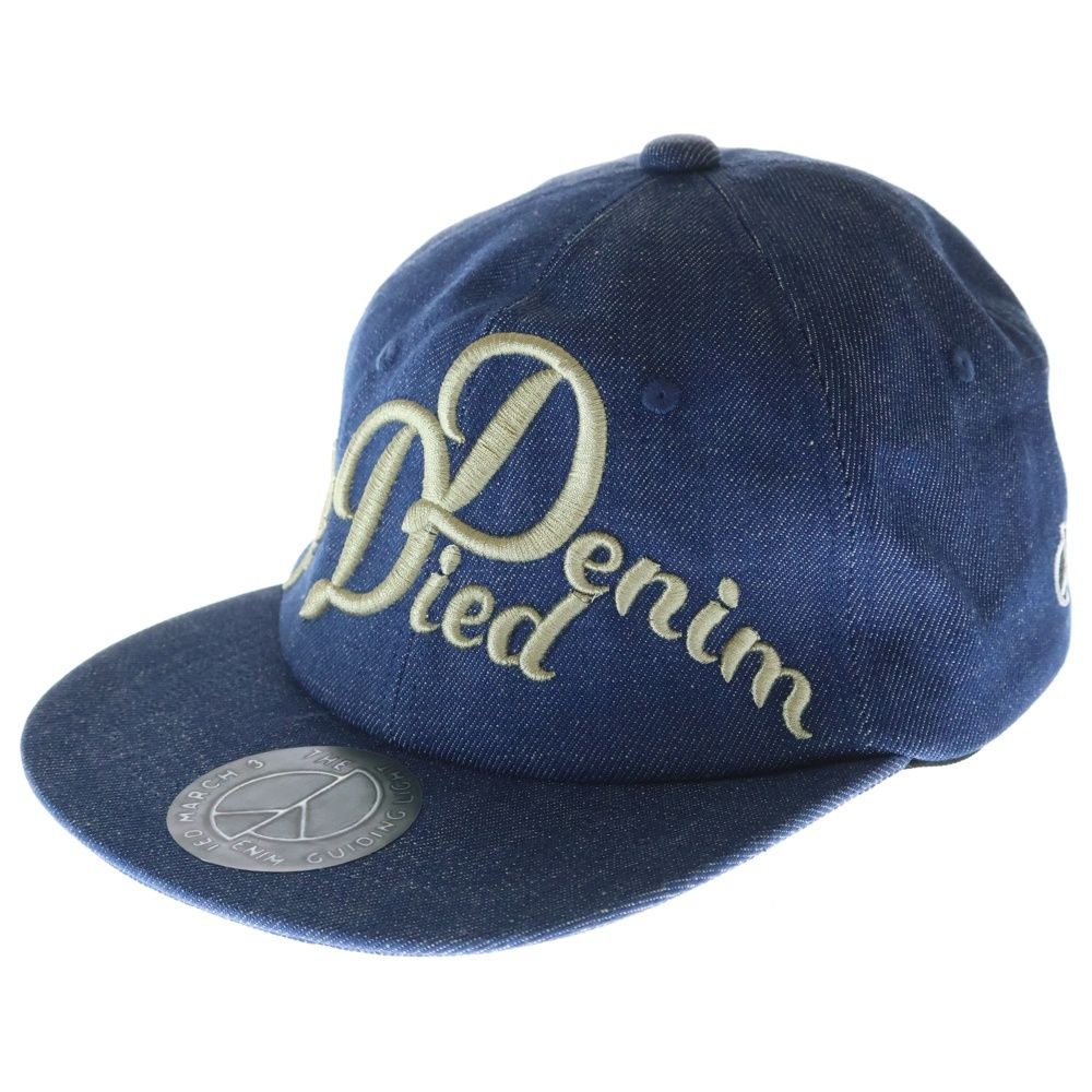 KAPITAL キャピタル 11.5oz デニムベースボールCAP The Denim Died エンブロイダリー キャップ 帽子 ブルー K2503XH518