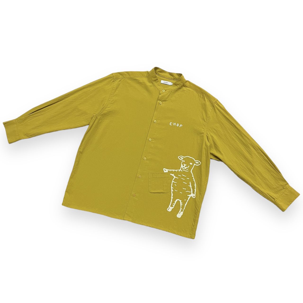 中古品】graniph グラニフ 長袖 ラム チョップ プリント バンド