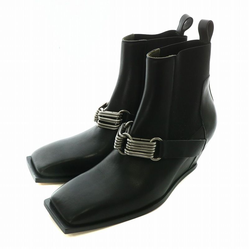 Rick Owens リックオウエンス スクエアトゥ サイレングス ブーツ RICK OWENS - SHOES - Rick Owens