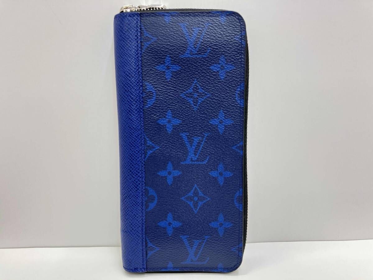 ★ルイヴィトン タイガラマ ジッピーウォレット ヴェルティカル コバルト ブルー 新型】ルイヴィトン タイガラマ ヴェルティカル コバルト ブルー 長