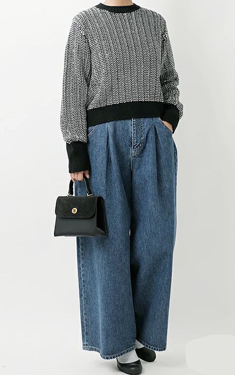  即完 ASTRAET アストラット 5 Gウールブレンド ロングスリーブ ローゲージニット 5413-299-0225 長袖 ニット セーター