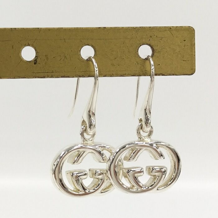 GUCCI ピアス インターロッキングG SV925 シルバー 223321