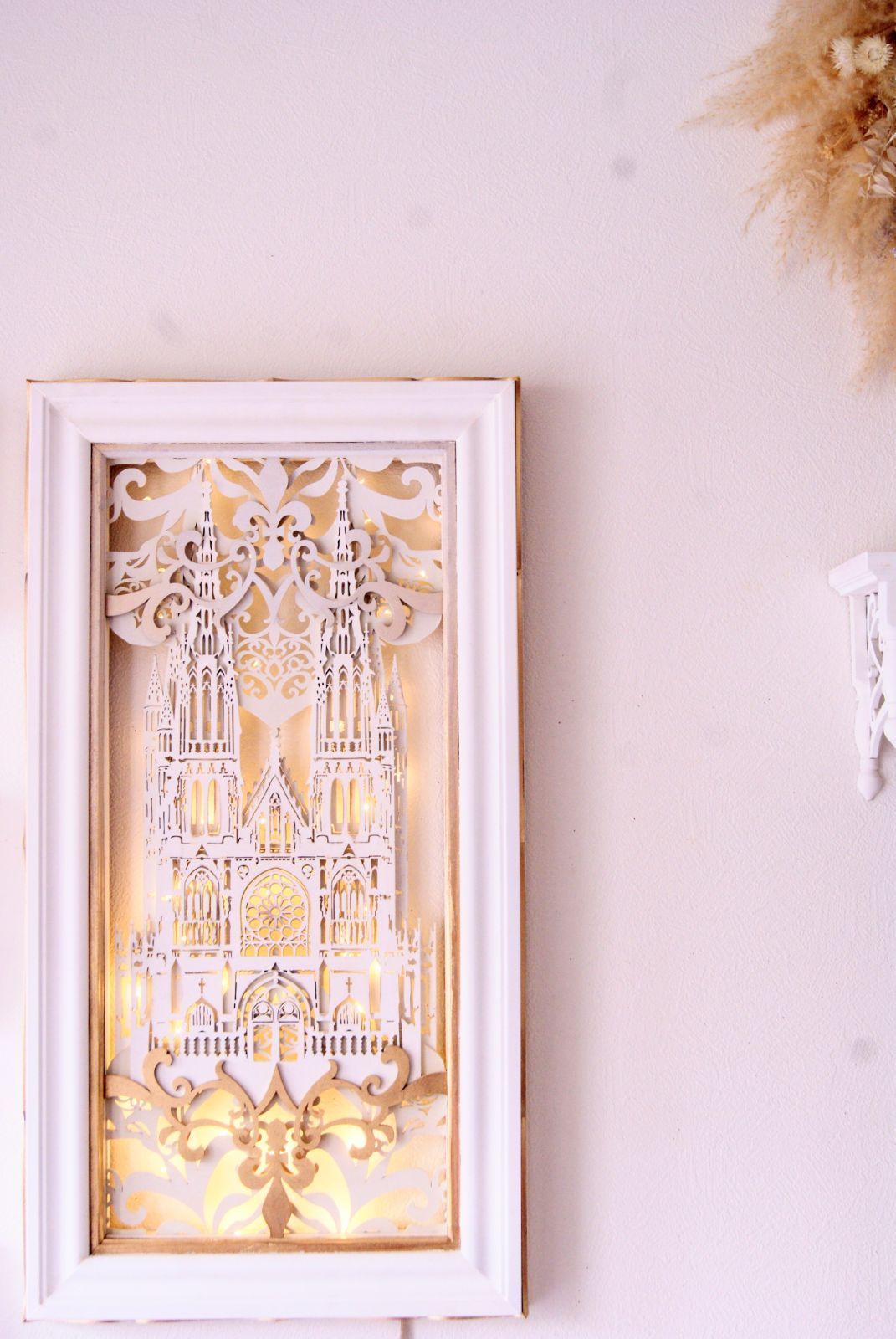 むにゅむにゅ ムニュムニュ 間接照明 ライト 絵画 切り絵 パネル  