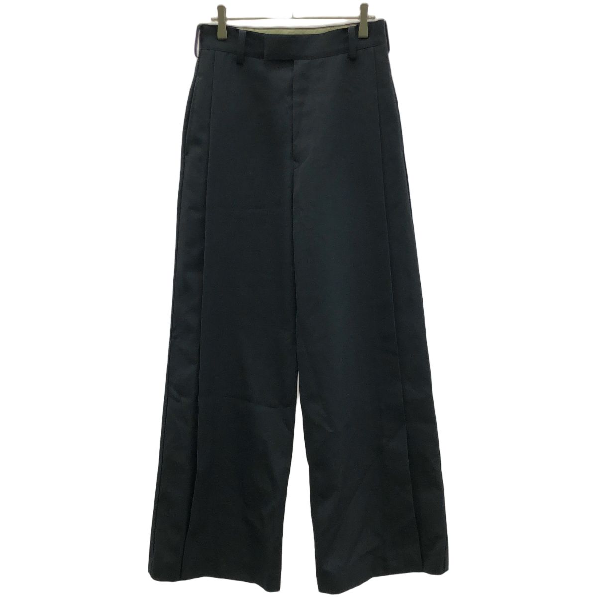 Ujoh ウジョー 23AW スリットフ パンツ U763-P03-100 ネイビー 3