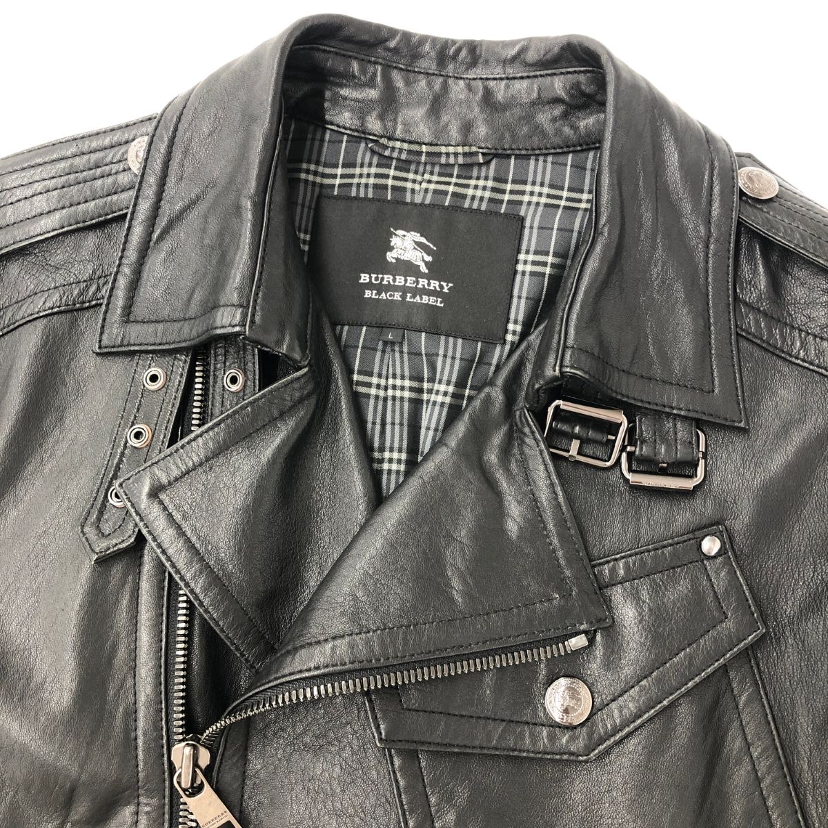 BURBERRY BLACK LABEL バーバリーブラックレーベル ダブル