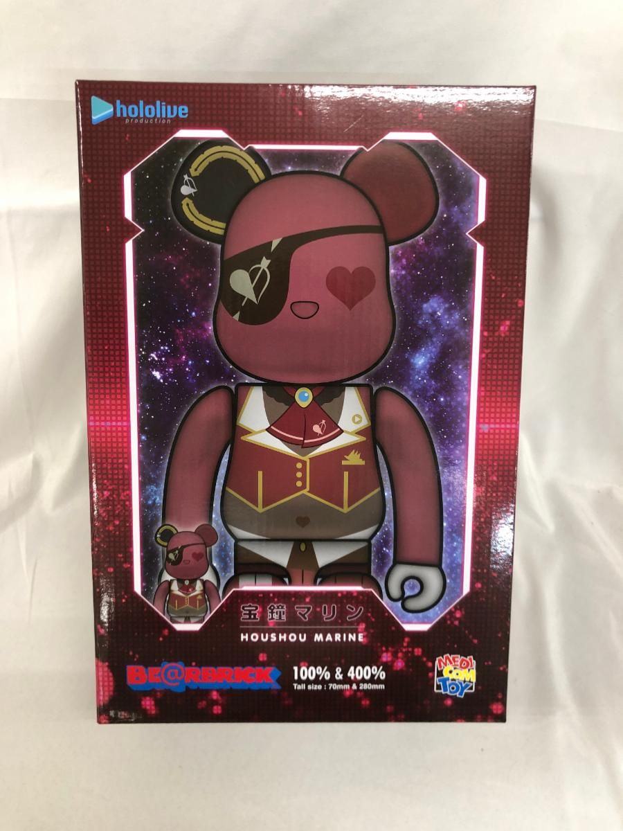 未開封】BE＠RBRICK-ベアブリック- 宝鐘マリン 100%＆400% 「hololive