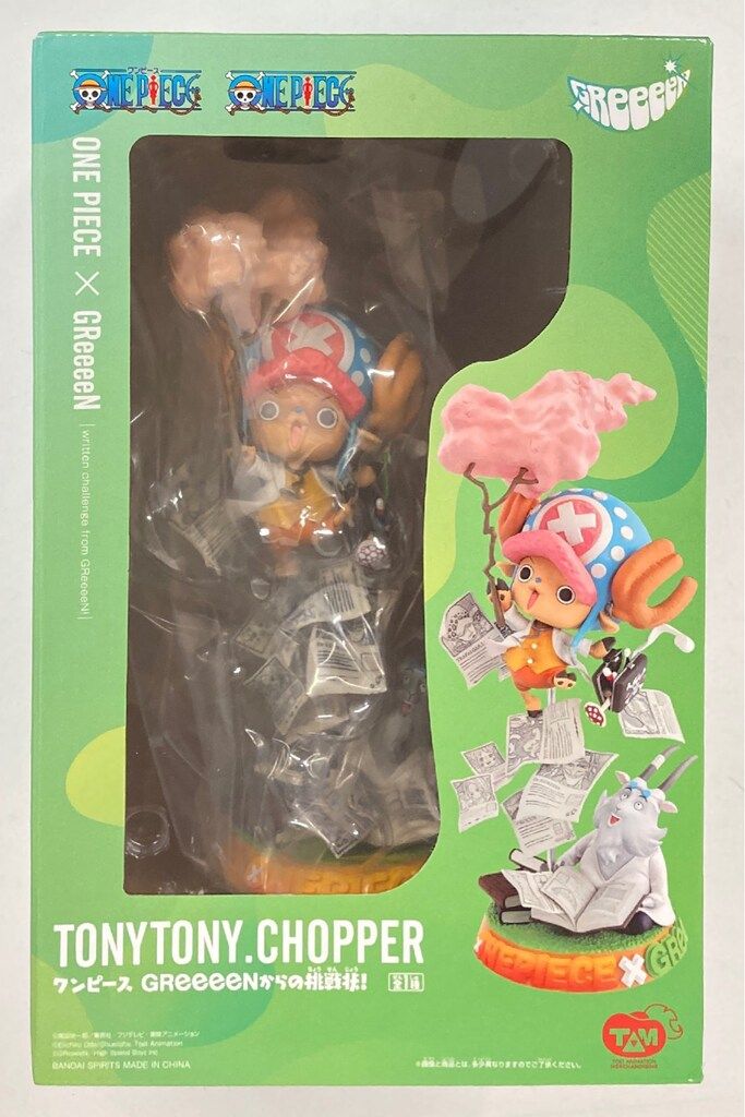 ワンピース GReeeeNからの挑戦状！ トニートニー・チョッパー フィギュア ONE PIECE (ワンピース) GReeeeNからの挑戦状!トニートニー