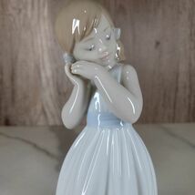 美品】LLADRO リヤドロ 『我が家のプリンセス』少女 願い 陶器 置物 