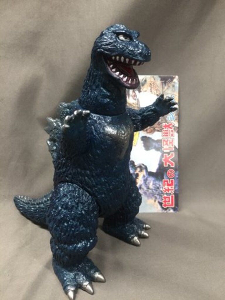 マーミット 怪獣天国 キンゴジ(グレー成型/紺色塗装)2004WCC 海洋堂