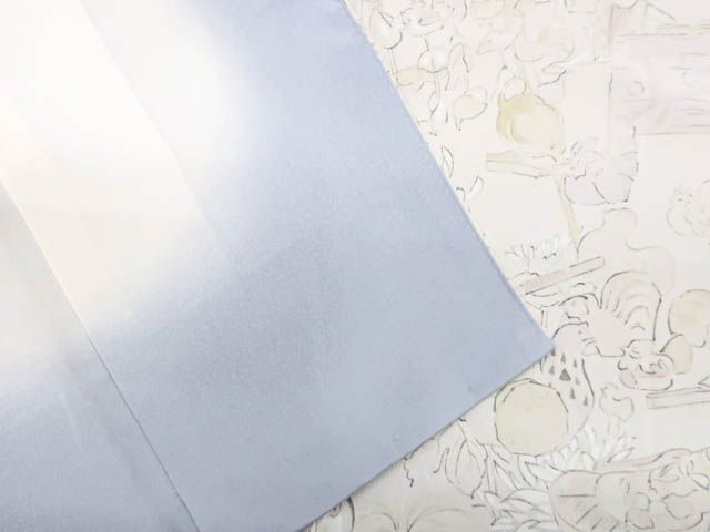 京松】リサイクル着物 小紋 ちりめん 花 動物文 正絹 身丈約