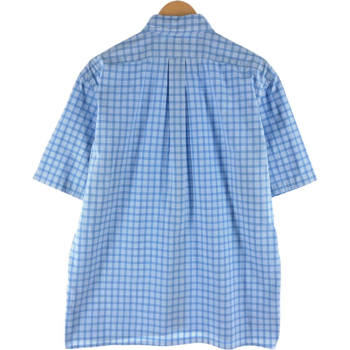 古着 ラルフローレン Ralph Lauren CLASSIC FIT チェック柄 半袖 ボタンダウンシャツ レディースXXL相当 /eaa535681 古着 ラルフローレン Ralph Lauren CLASSIC FIT チェック柄 半袖