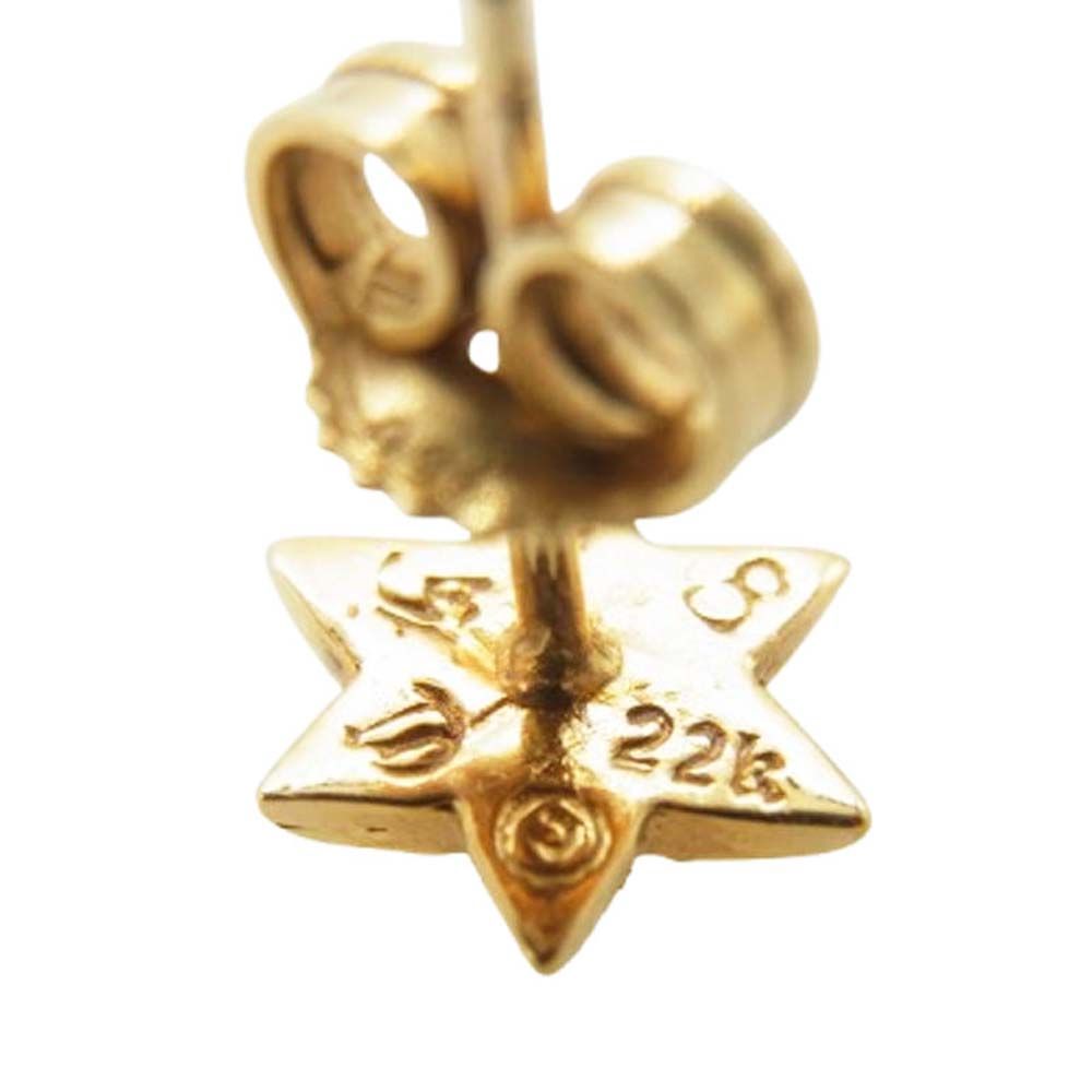 インボイス原本付き Chromehearts スター スタッド CHROME HEARTS クロムハーツ（原本無） 22K CO STAR DMND スター