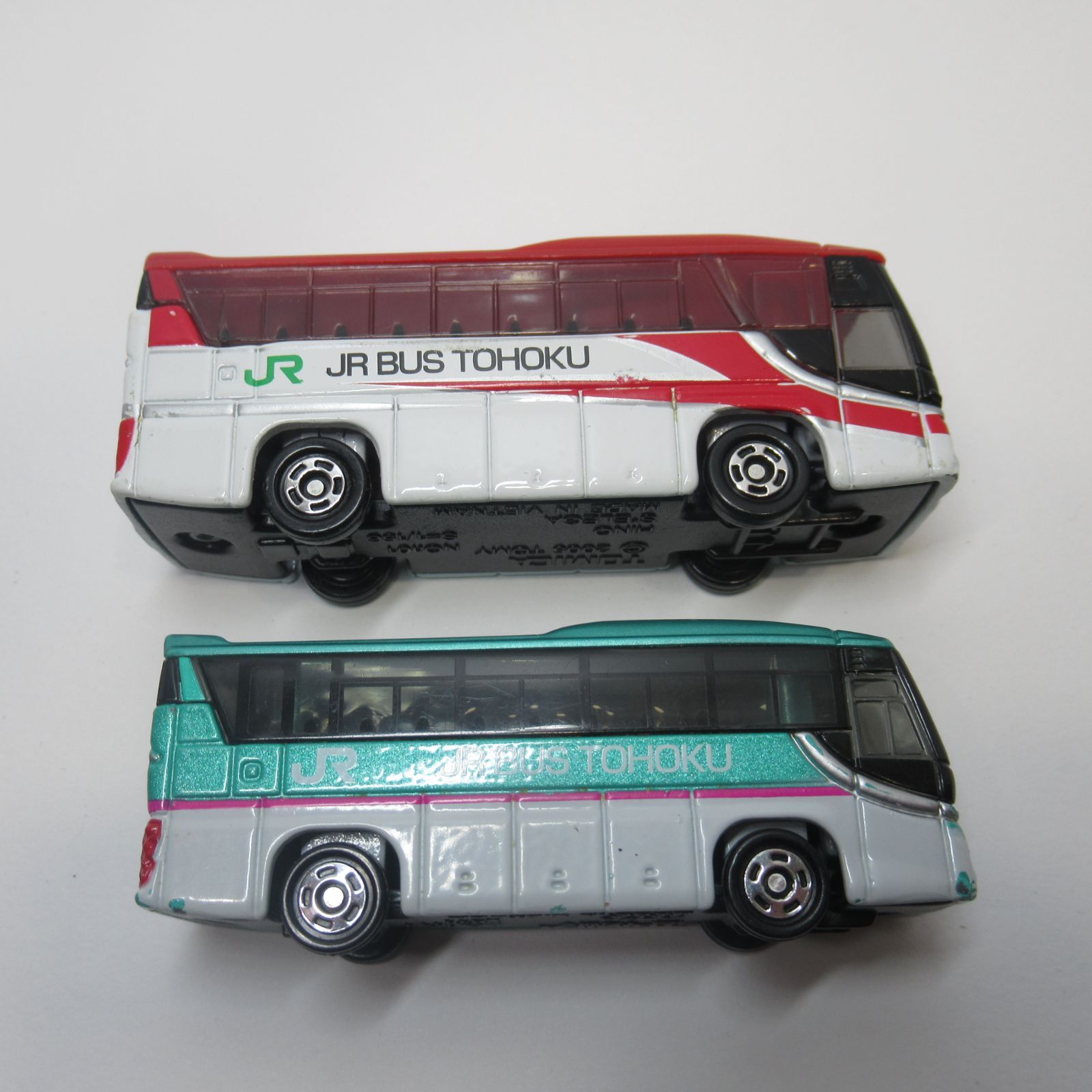 中古・廃盤 トミカ バス2台セット JR TOHOKUバス 日野 HINO