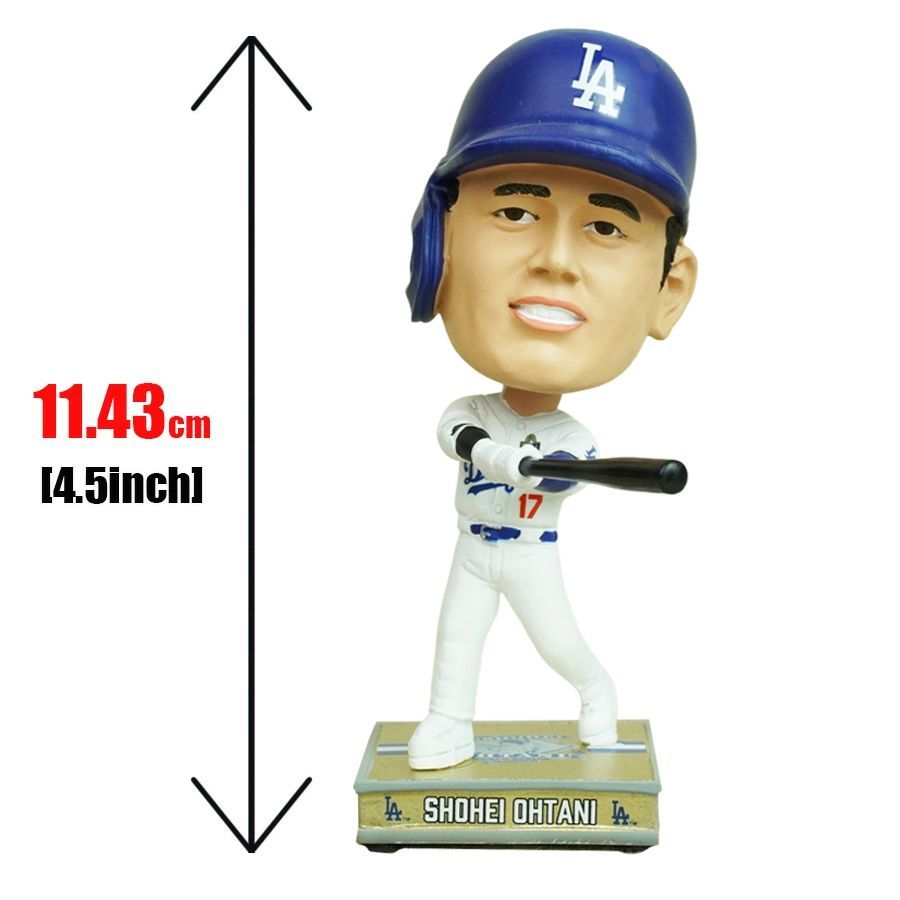 大谷翔平 ボブルヘッド 4.5インチ FOCO CHAMPIONSHIP BOBBLE 4.5INCH LA DODGERS ロサンゼルス ドジャース ワールドシリーズ フィギュア フィギア 公式グッズ ミニ 11.43cm シリアルナンバー 野球