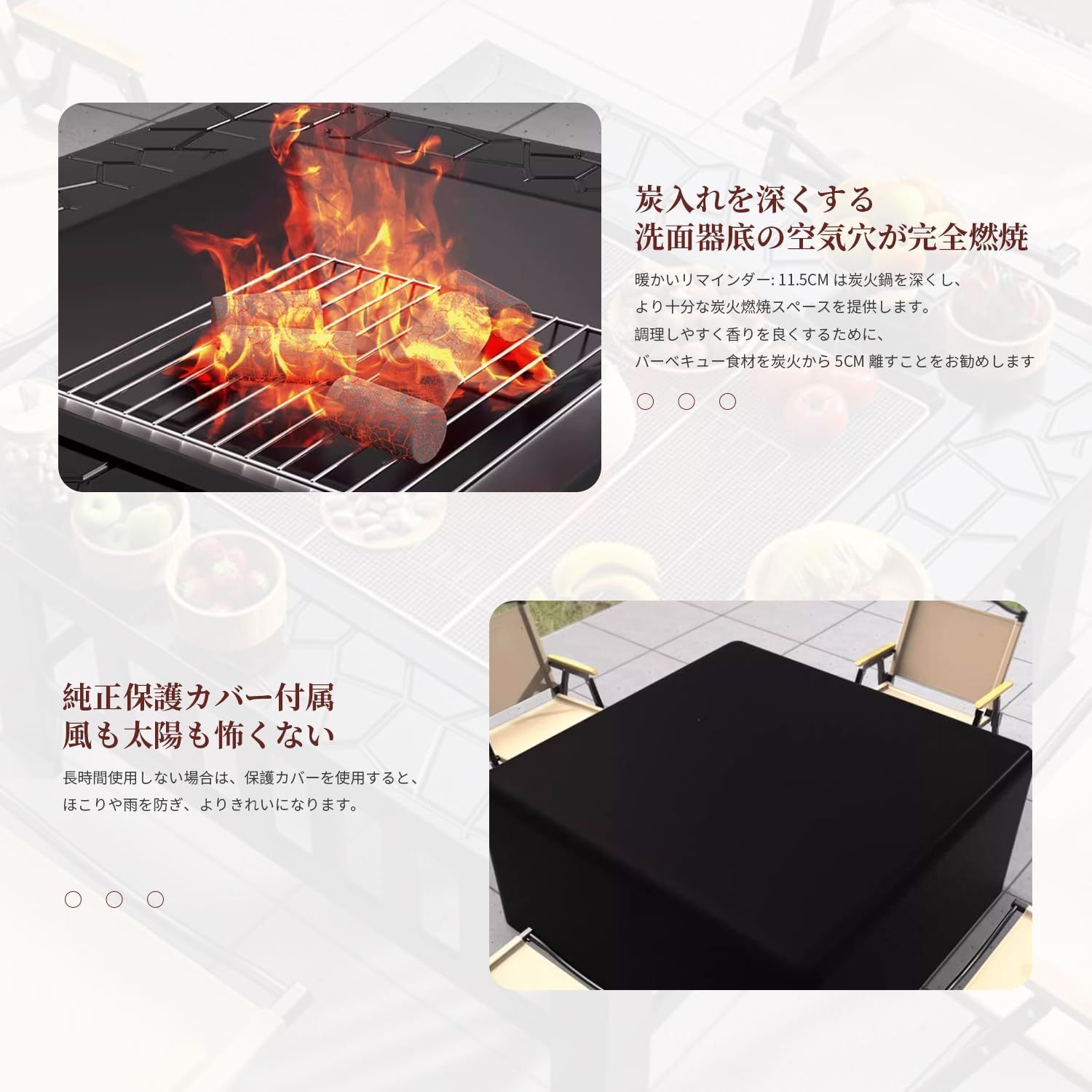 ファイヤーピット 大型 焚き火台 テーブル バーベキュー 囲炉裏 焼肉 テーブル バーベキュー ファイヤーピット 自宅 庭 大人数 耐熱性 自宅 庭 家庭用 囲炉裏 おしゃれ 焚き火台 グリル キャ ファイヤーピット テーブル 焚き火台 VGVGファイヤーピット 焚き火台1722 価格.com