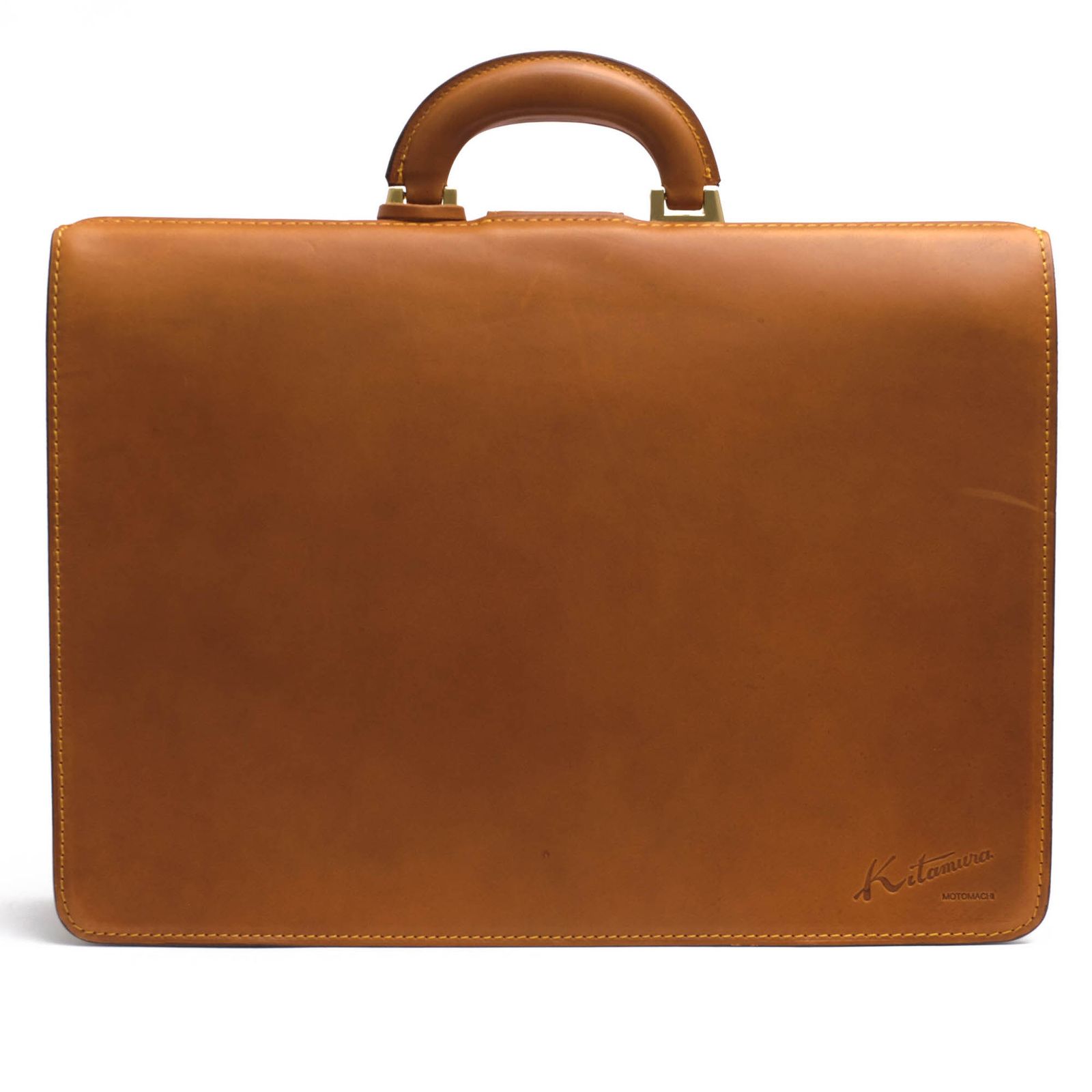 キタムラ Kitamura バッグ ブリーフケース ビジネスバッグ 鞄 ビジネス メンズ 男性 男性用 レザー 革 本革 ブラウン 茶 ダレスバッグ