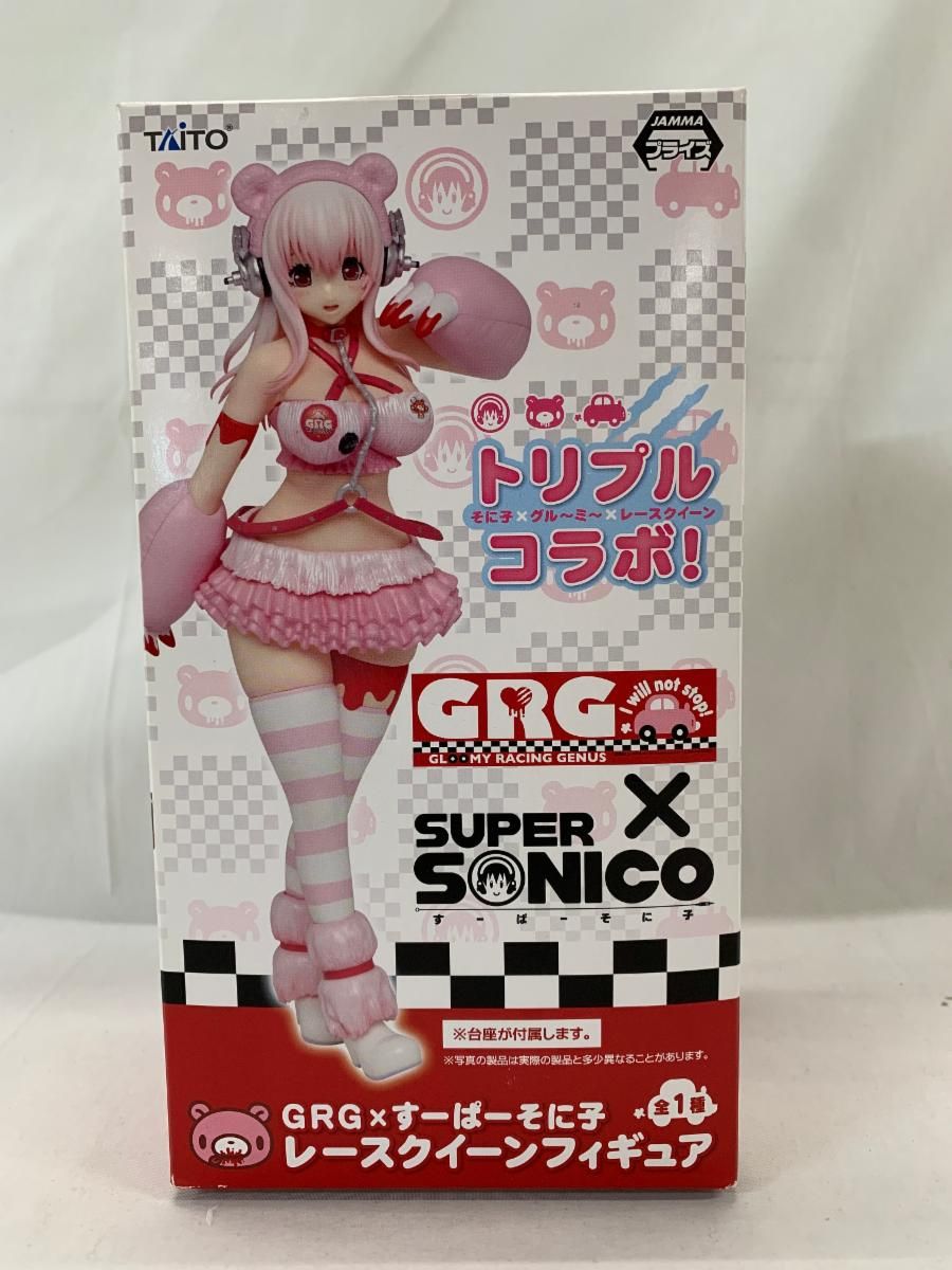 チャックスGP　GRG×すーぱーそに子　レースクイーンフィギュア　未開封 楽天市場】【中古】GRG×すーぱーそに子 レースクイーンフィギュア