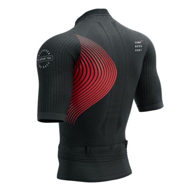 Compressport コンプレスポーツ トレイルランニング フルジップ 半袖T