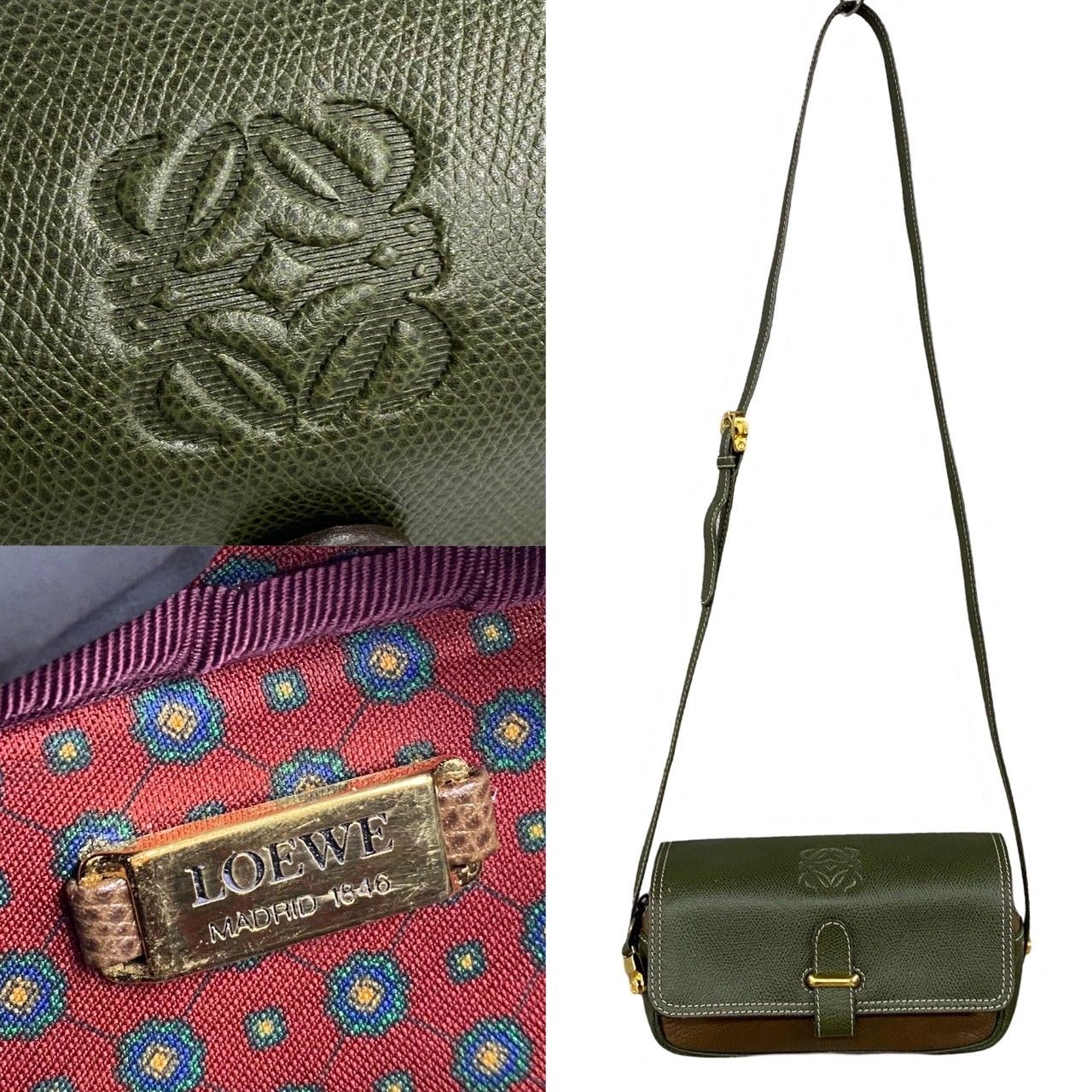 貴重 未使用 LOEWE オールド ロエベ ナッパレザー ミニ