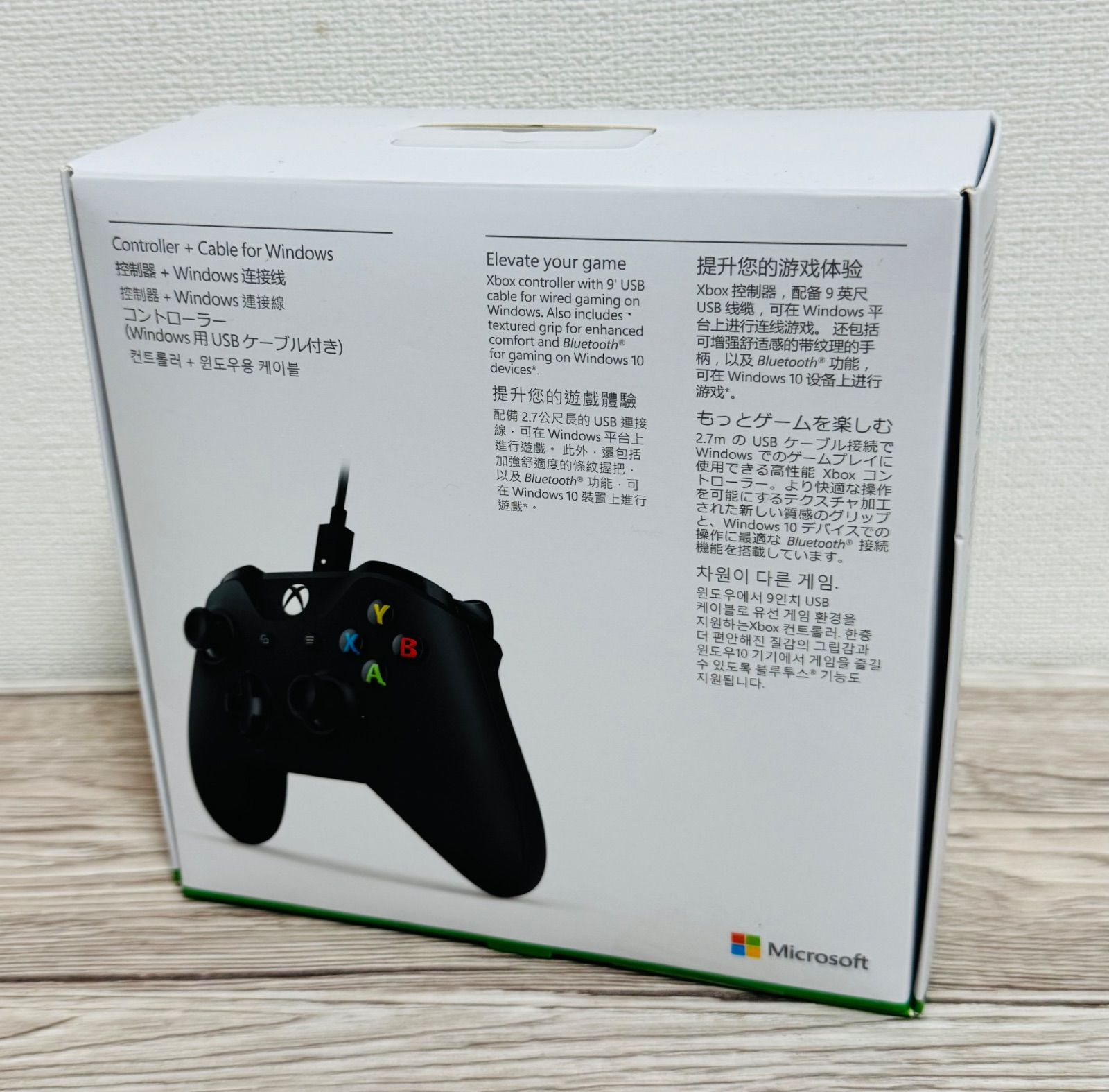 マイクロソフト ゲームコントローラー Bluetooth 有線接続 xbox one Windows対応 4N6-00003