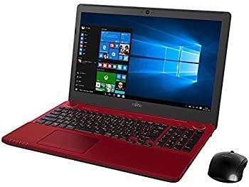 【中古】 富士通 15.6型ノートパソコンLIFEBOOK AH53/X ルビーレッド FMVA53XR