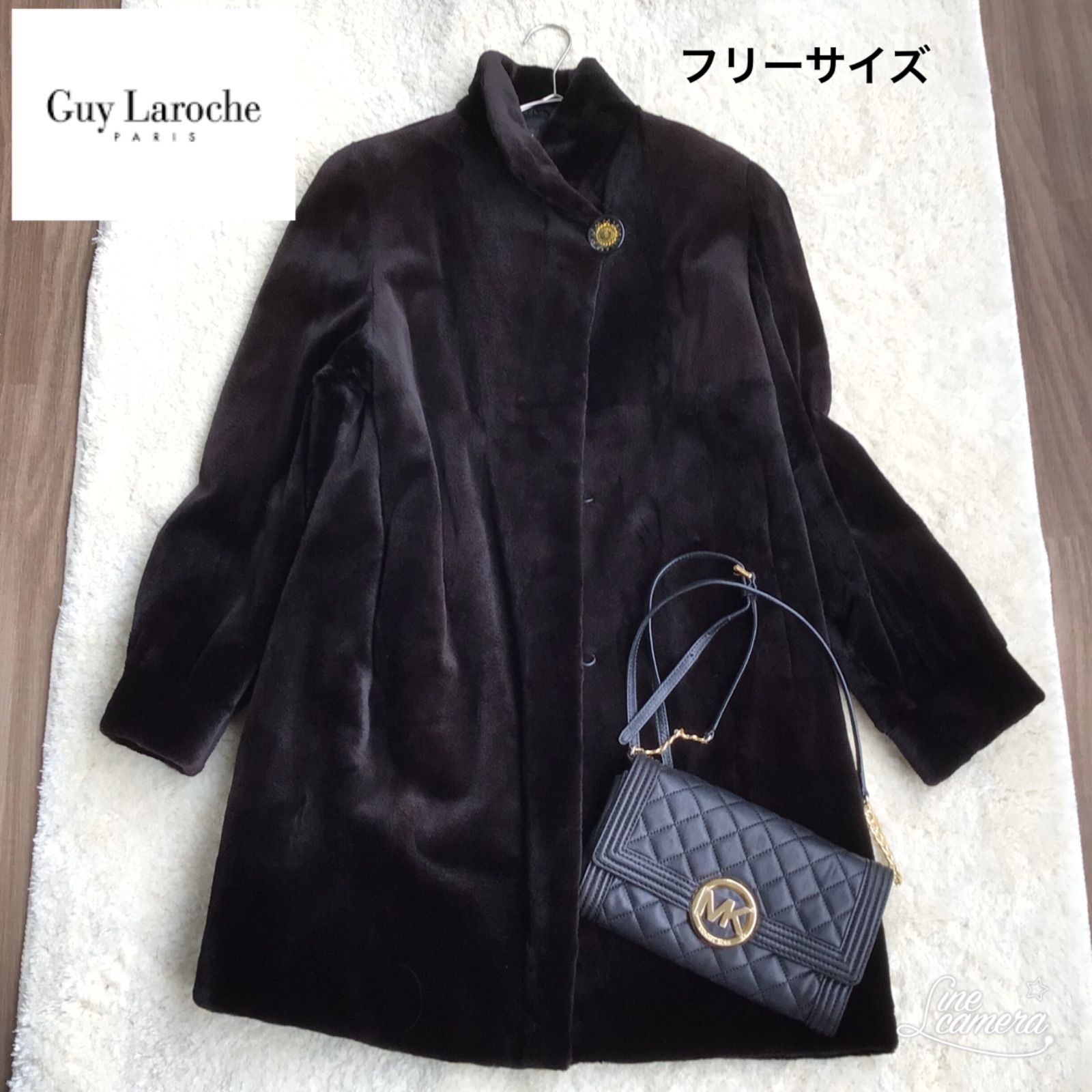 Guy Laroche ギラロッシュ ファーコート フリーサイズ フォーマル 