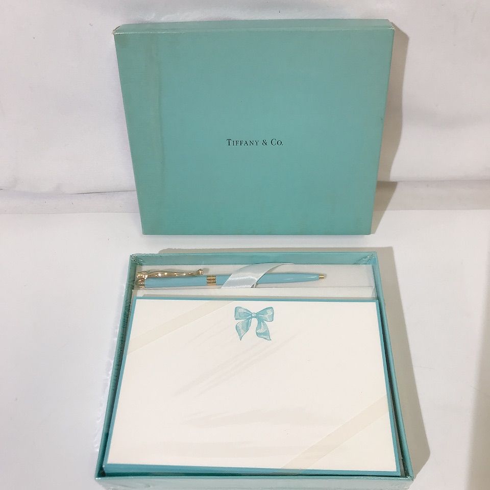 未開封品】TIFFANY&Co. ティファニー レターセット ボールペン