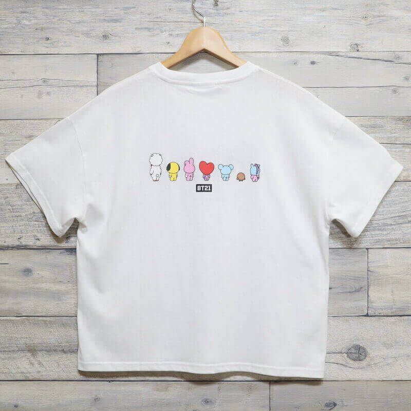 新品 BT21 BTS 半袖 Tシャツ ティーシャツ 半袖Tシャツ ロゴ