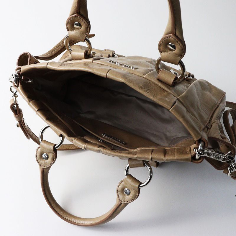 人気アイテム 美品 ミュウミュウ MIU MIU RN0647 VITELLO LUX 2WAY