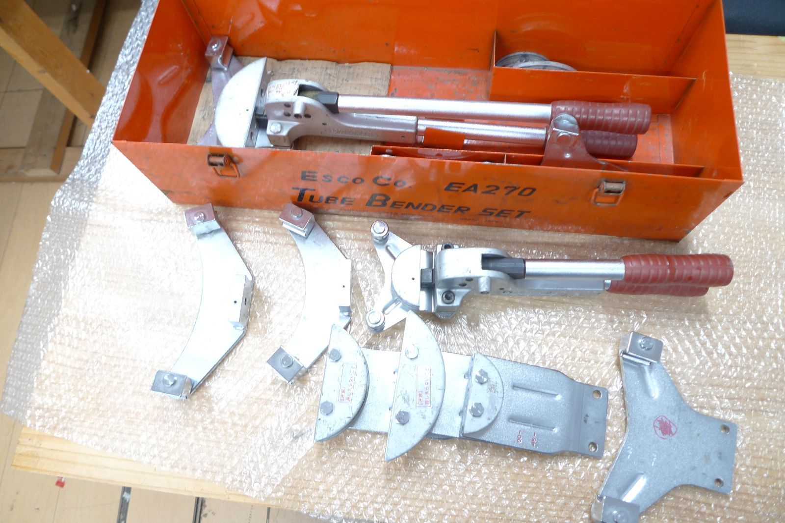 Esco Co. エスコ 手動ベンダー TUBE BENDER SET チューブベンダー セット EA270 ea270 管理p1019
