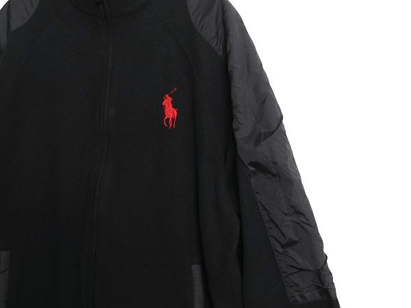 90s ポロゴルフ ラルフローレン ナイロン フリース ジャケット メンズ  