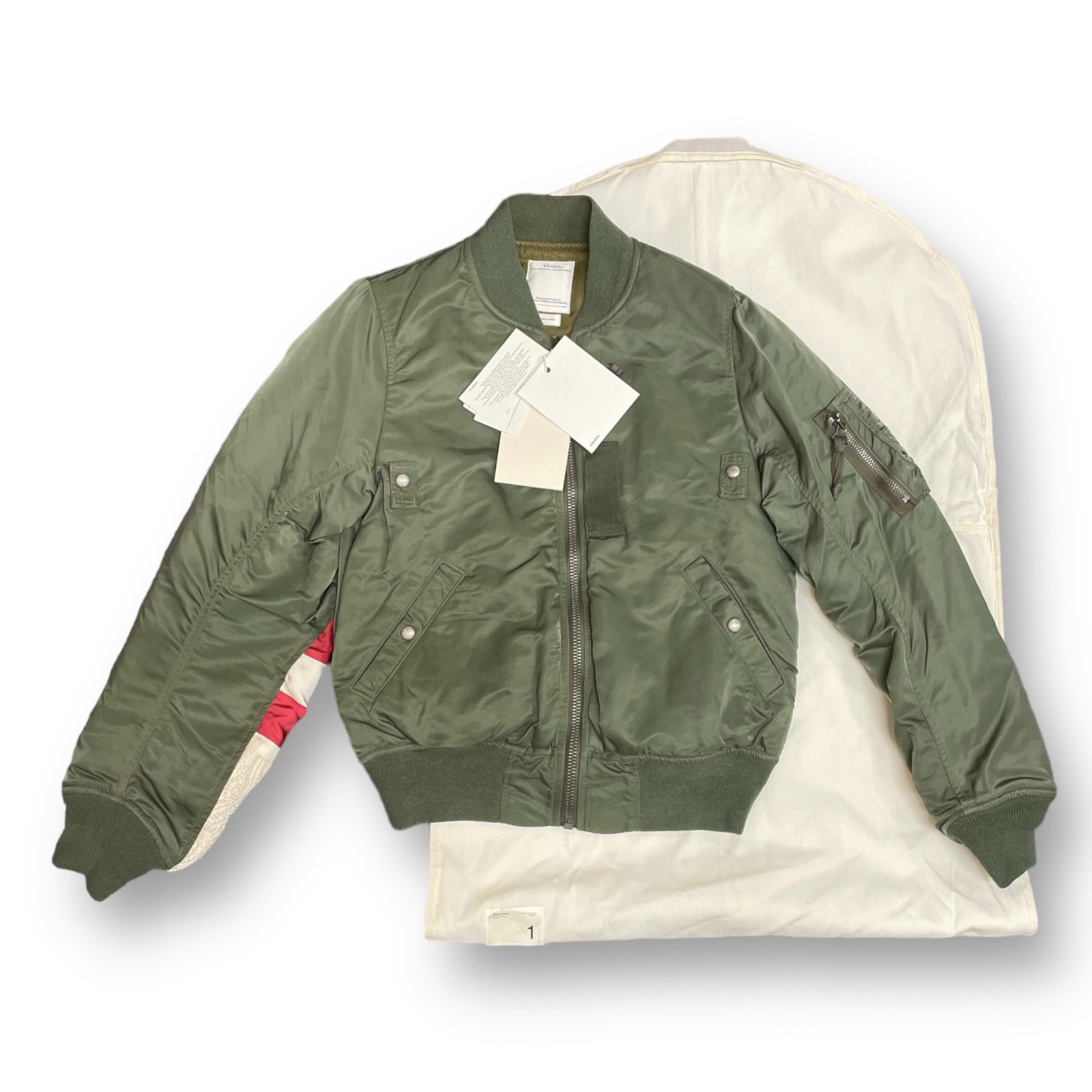 visvim THORSON JKT COLLAGE MA-1 フライトジャケット ボンバー 