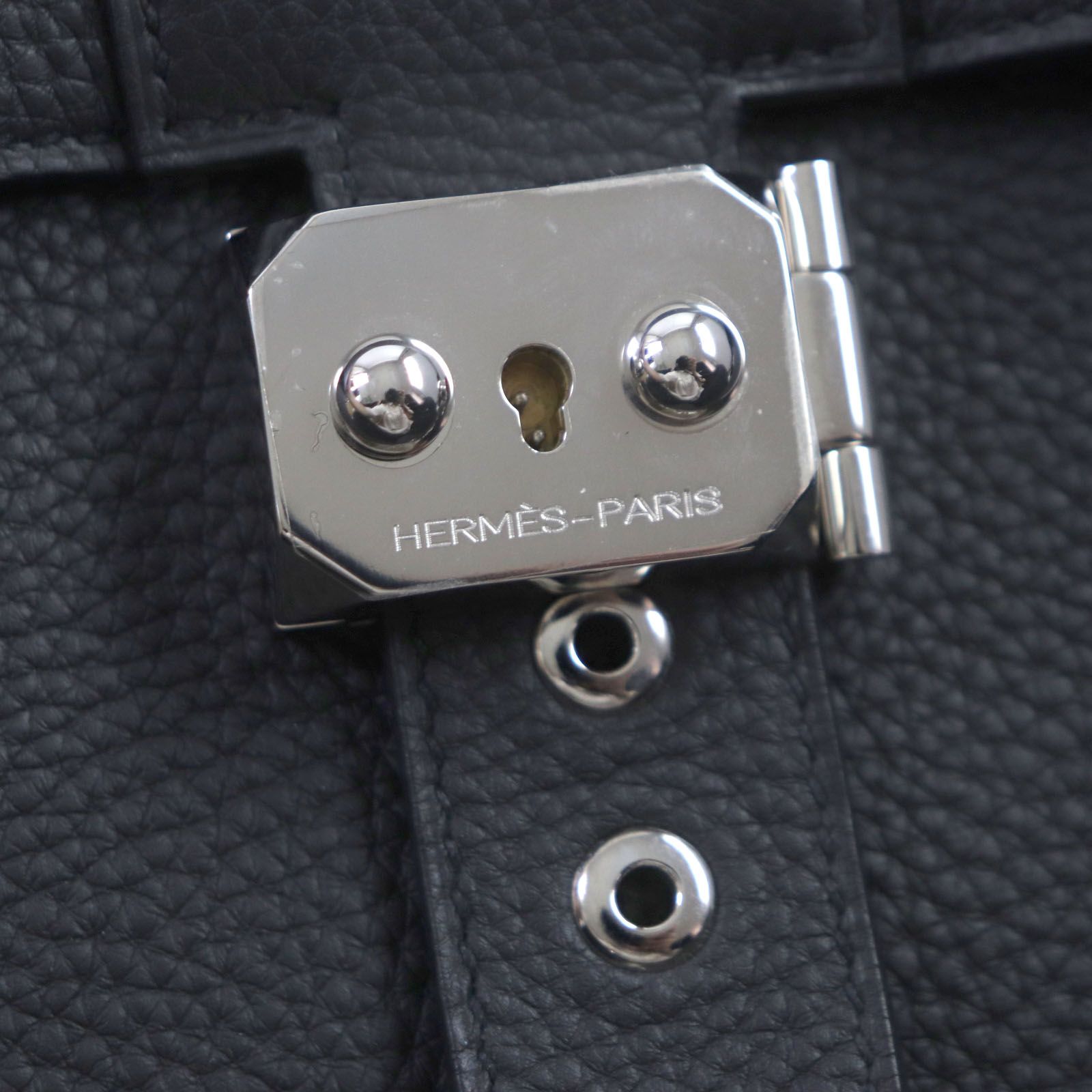 未使用品▽HERMES エルメス サックアデペッシュ38 シルバー金具 トゴ  