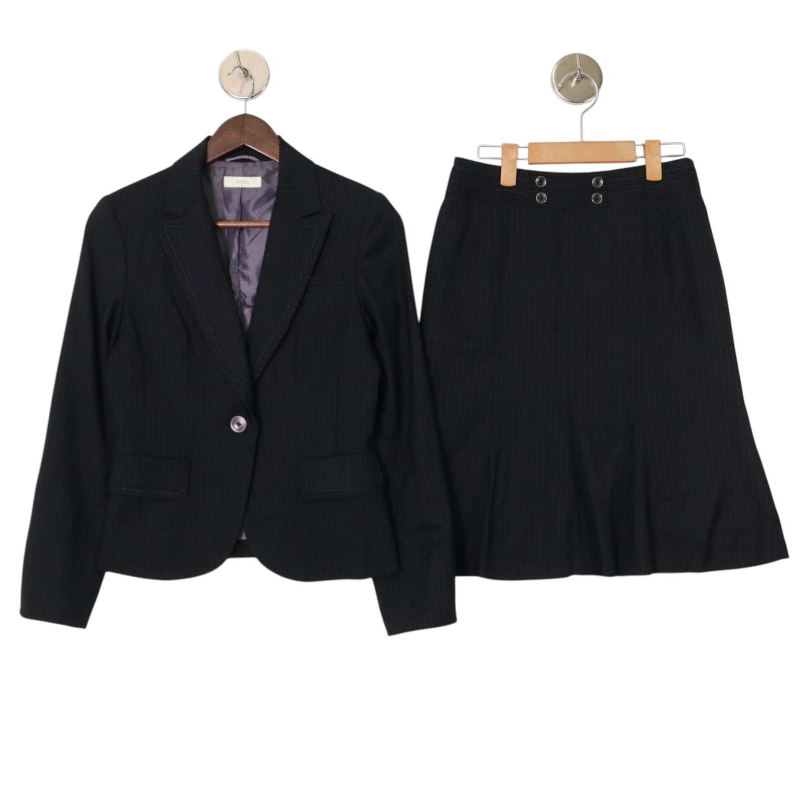 パーフェクトスーツファクトリー CORDURA 3ピース スーツ ストライプ M スーツ(スリーピース)｜ビジネススーツ・紳士服のP.S.FA