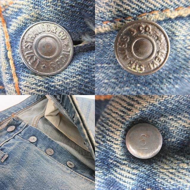 リーバイス Levi's 501 69年 70年 デニム ビッグE 刻印6 足長R 赤耳 紙 