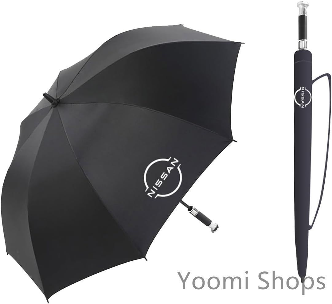【新品未使用】日産 折りたたみ傘 車用 エクストレイル セレナ エルグランド ブルーバード ティアナ キックス ディズ ノート オーラ ア